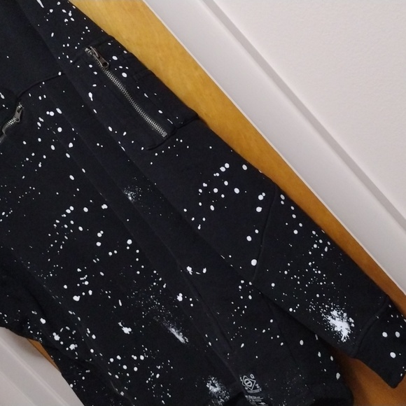 SQUARE ZERO AMAZING BLACK DETAILED SWEAT SHIRT SZ XL - Picture 4 of 15